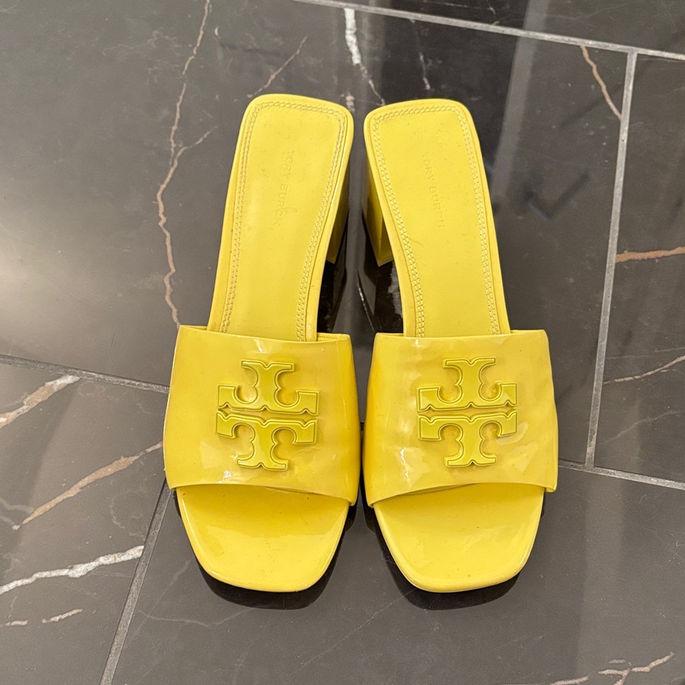 Tory Burch Bright Yellow Mules